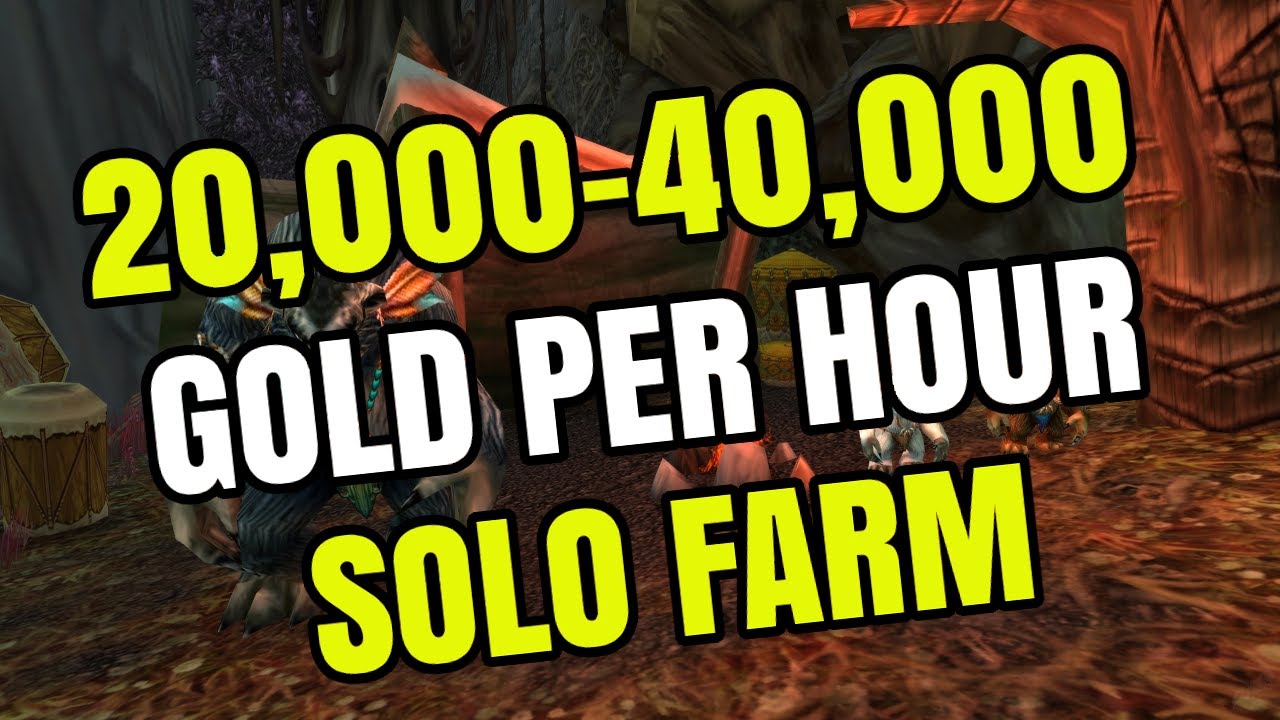 WoW Gold Guide | 20,000 - 40,000 Gold Per Hour | Solo Farm (8.3)