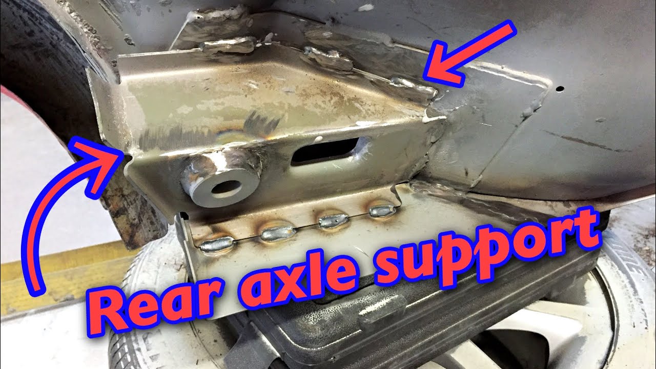 BMW 2002 How to install a new rear axle support! Bmw e10 Restoration