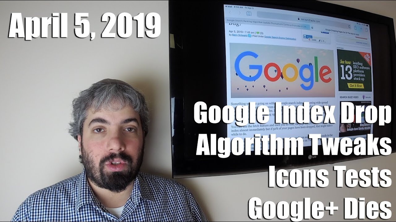 Widespread Google Indexing Issues, Algorithm Shifts, Icon Tests, AMP Changes & Google+ Dead