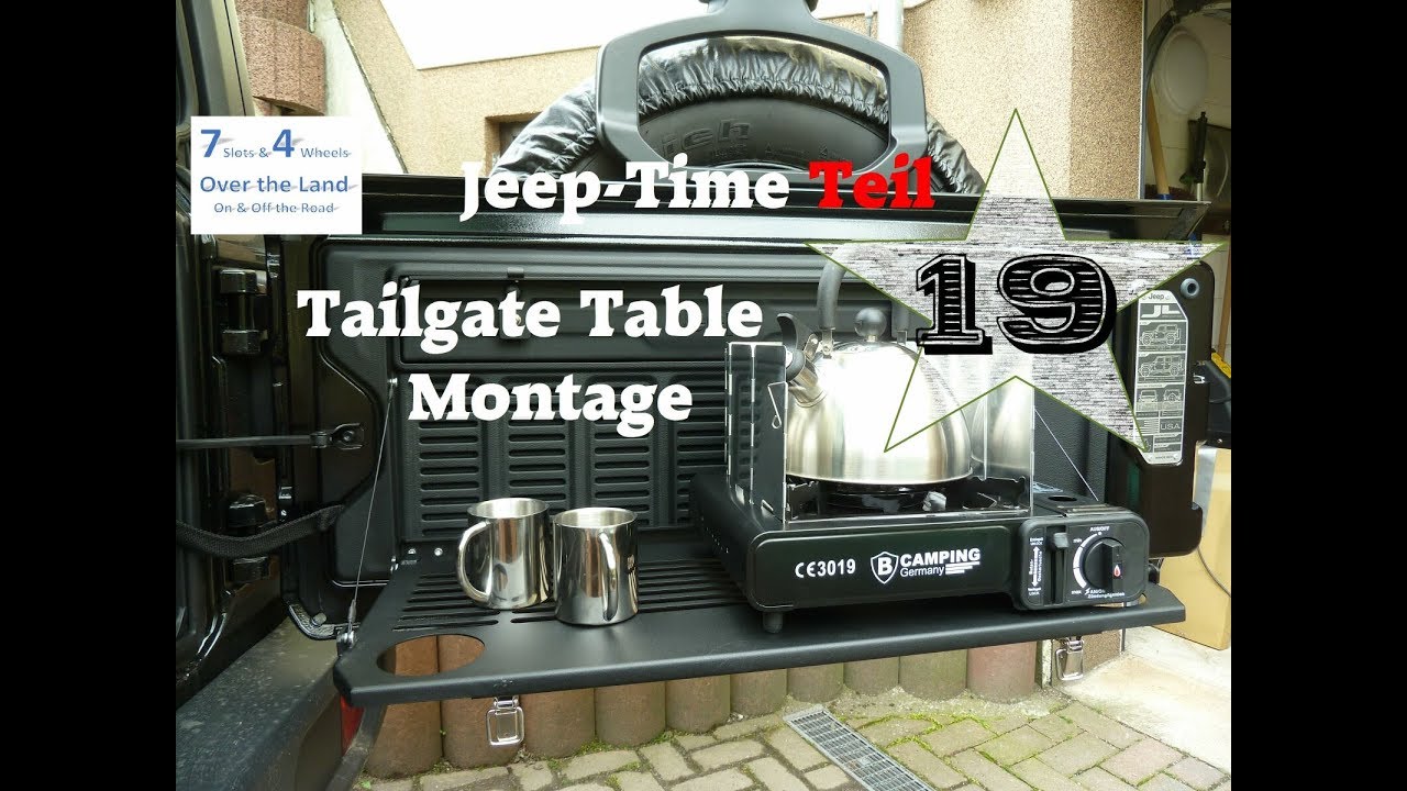 Jeep-Time Teil 19: Tailgate Table Jeep Wrangler JL, DIY