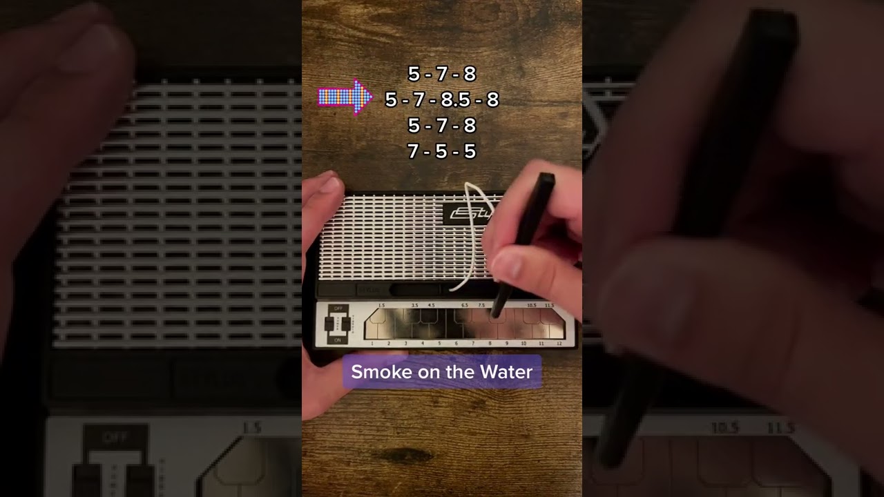 Play Smoke on the Water Riff by Deep Purple on Stylophone