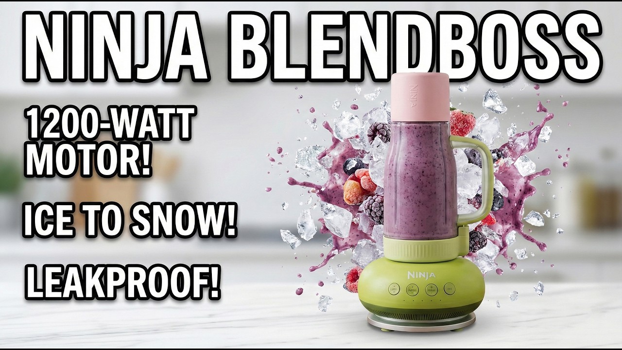 Миксер Ninja BlendBoss — быстрые смузи на ходу.