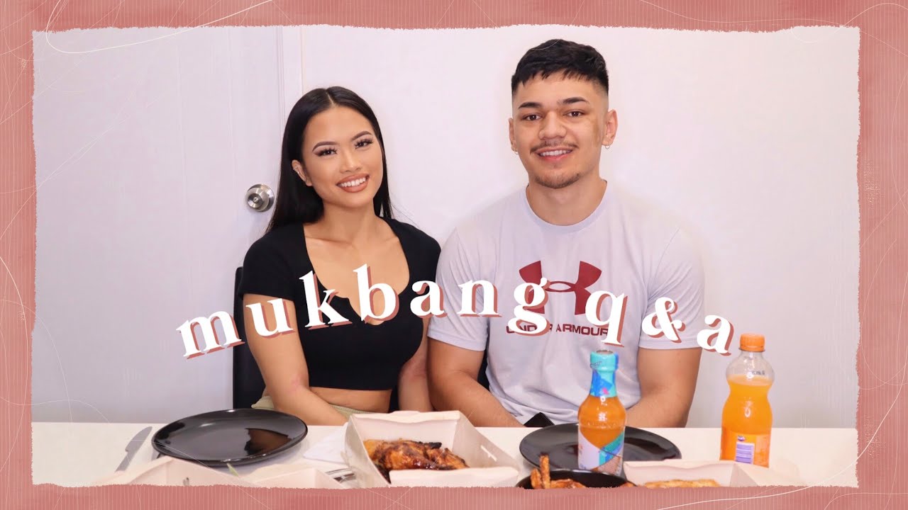 QA MUKBANG WITH MY BOYFRIEND