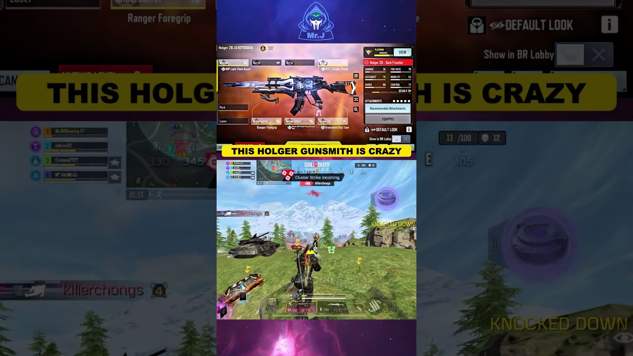 🔥 0 Recoil + INSANE Range HOLGER-26 GUNSMITH 🤯 | Best LMG in COD Mobile!