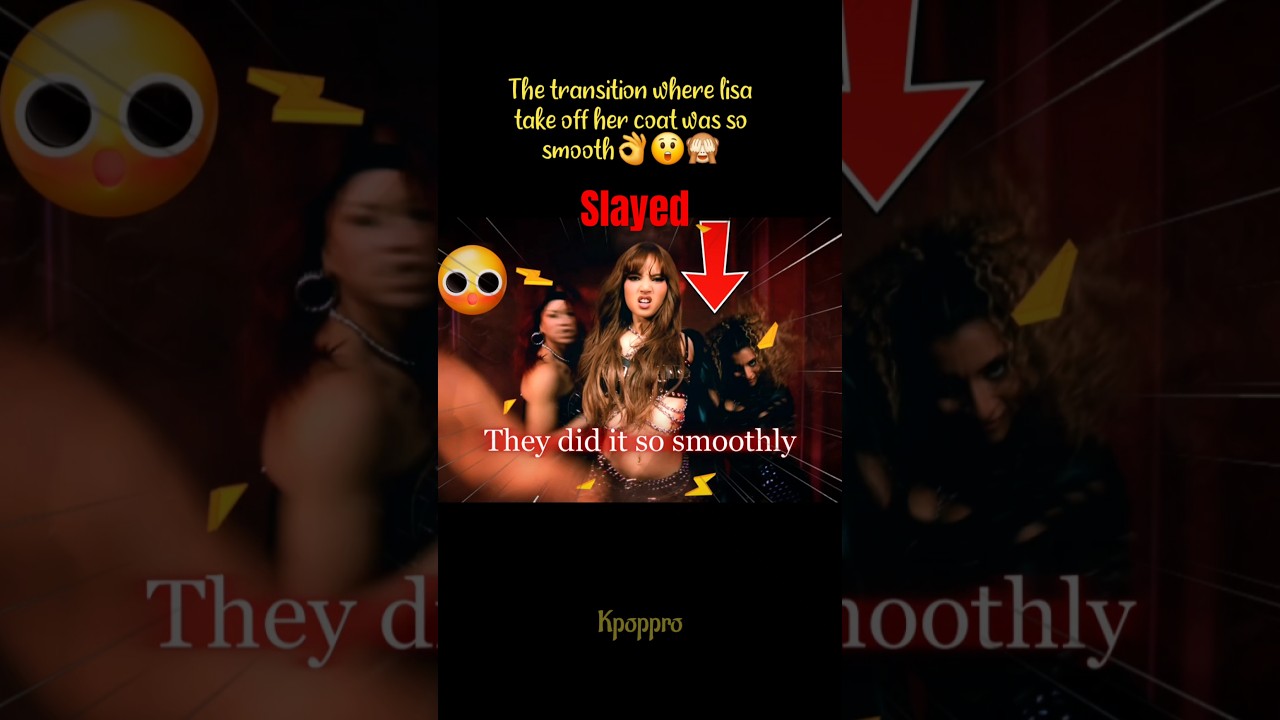 The transition so smooth as Butter🥵🙂&zwj;&harr;️❤️&zwj;🔥#shorts #blackpink #lisa #futw #rap #alterego #music#kpop
