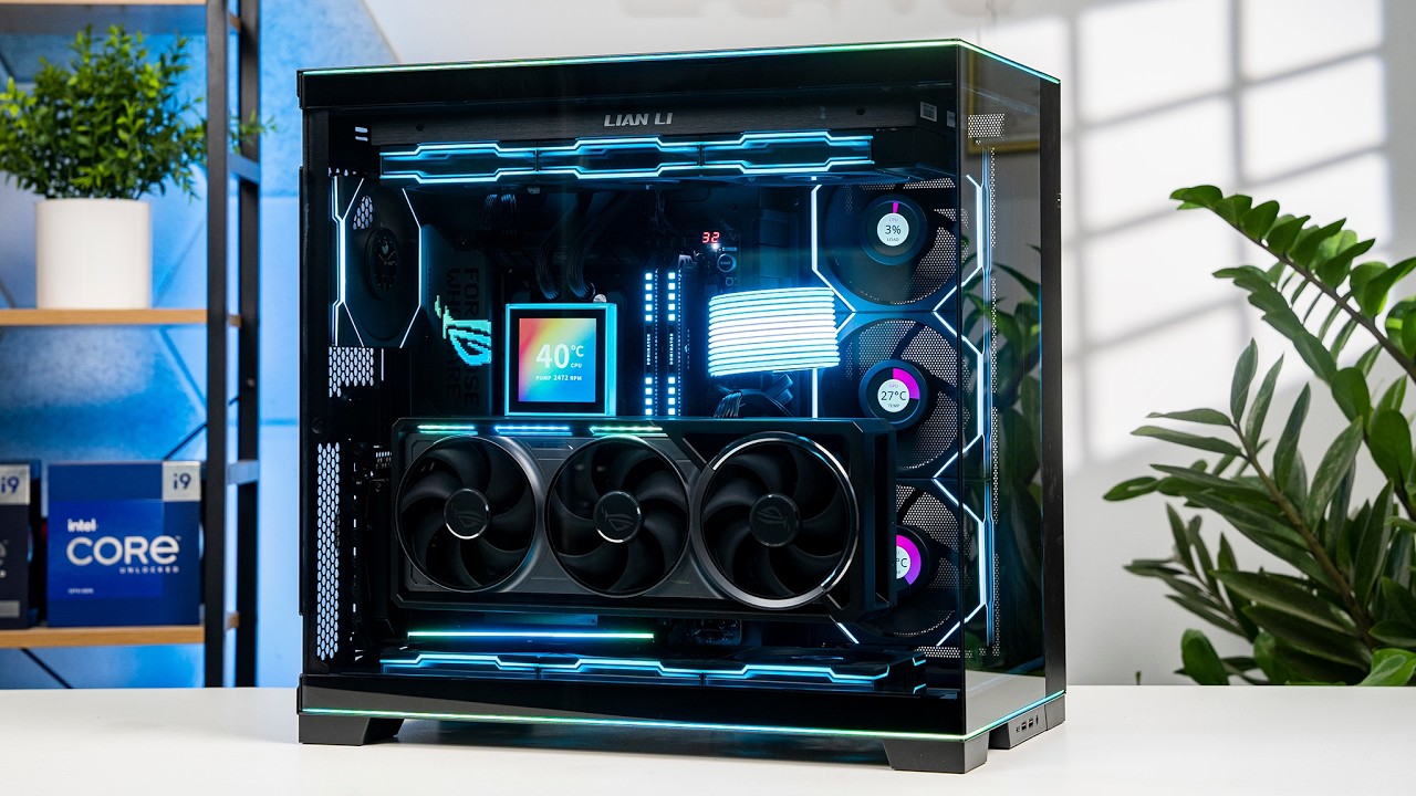 Siêu phẩm PC 137 Triệu Lian Li + ROG! 9850X3D + 5080 Astral