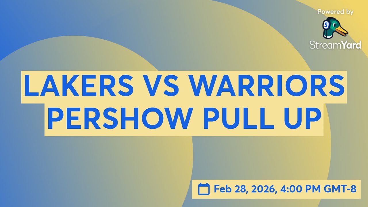 LAKERS VS WARRIORS PERSHOW PULL UP