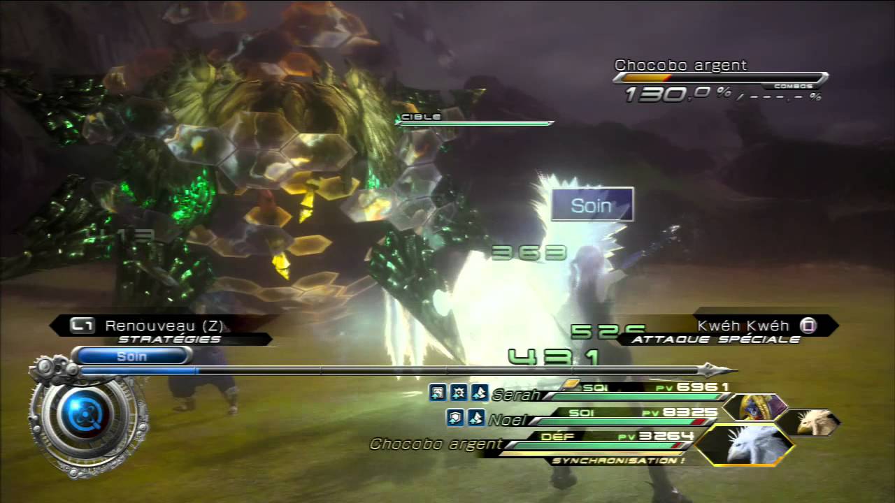 [Final Fantasy XIII-2] A fight against Yomi, the powerfull Cie'th from the hell