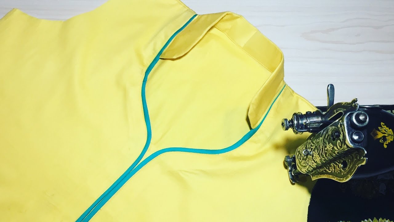 Half Collar Neck cutting and stitching || trendy Fashion