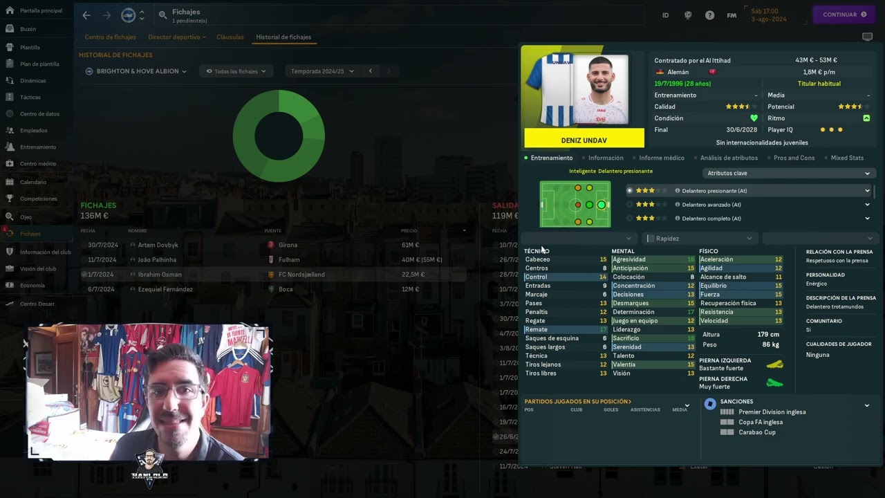 Episodio 3 FM24 Jugamos el mundial con el Brighton