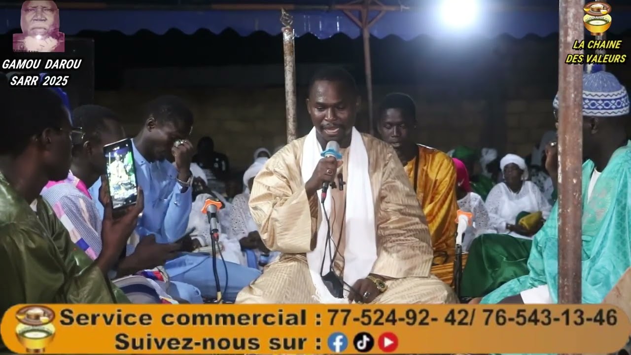 GAMOU DAAROU 2025 : Belle prestation de SERIGNE AHMADOU GUEYE...
