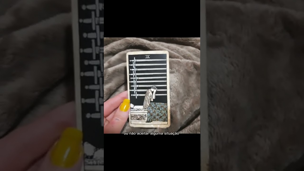Tarot do dia: 9 de espadas - pare de se culpar!