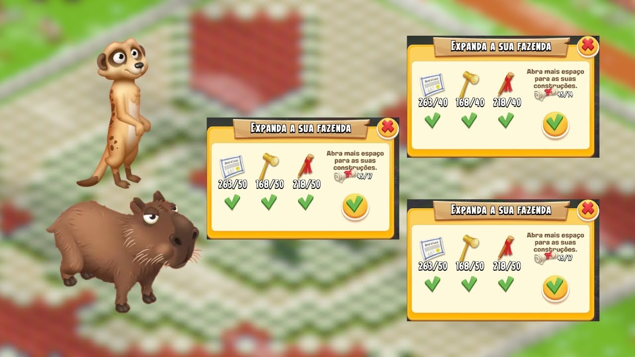 Hay Day Gameplay | Lvl 210 Brown Capybara and Brown Meerkat Unlocked 