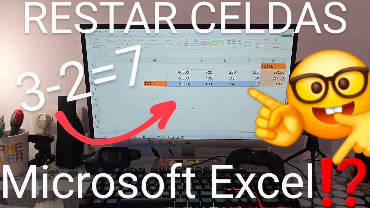 ➖🤔 Como RESTAR en EXCEL VARIAS CELDAS (FILAS y COLUMNAS) FÁCIL y RÁPIDO