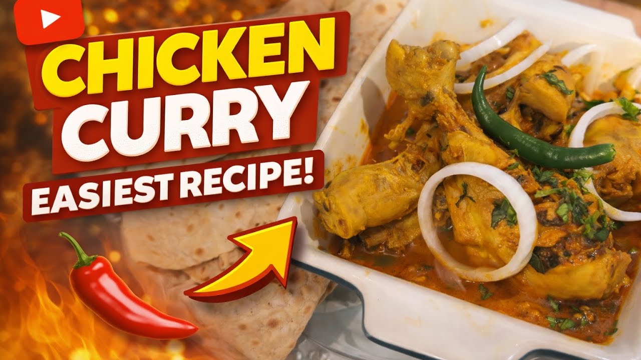Perfect Homemade Chicken Curry| Simple Easy Authentic chicken curry 