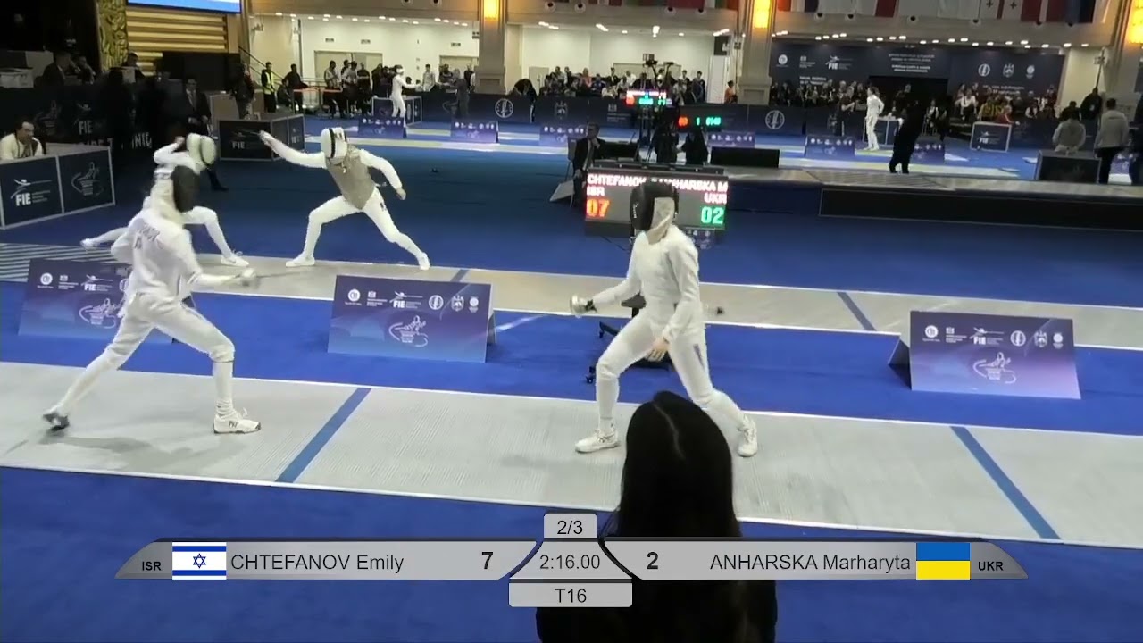 2026 132 T16 02 F E Individual  GEO Blue ANHARSKA UKR vs CHTEFANOV ISR