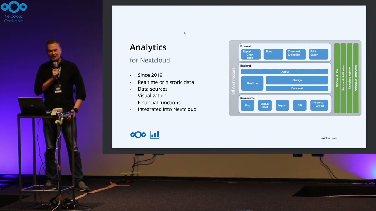 Open Source reporting with the Analytics app | Nextcloud Conference 2022