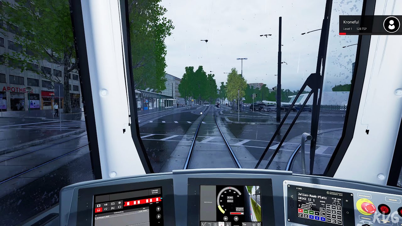 TramSim: Console Edition - Rain Gameplay (PS5 UHD) [4K60FPS]