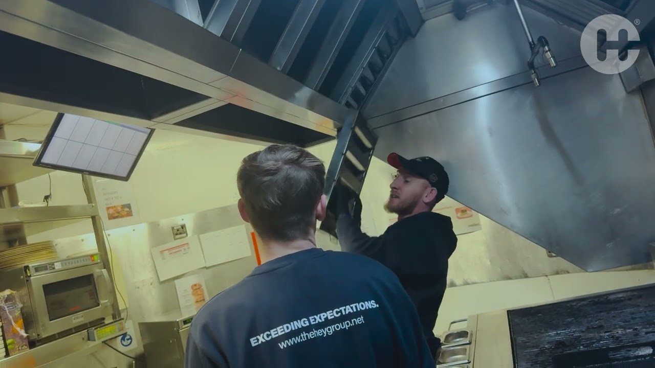 Cleaning Canopy and Ductwork at TGI Fridays Meadowhall