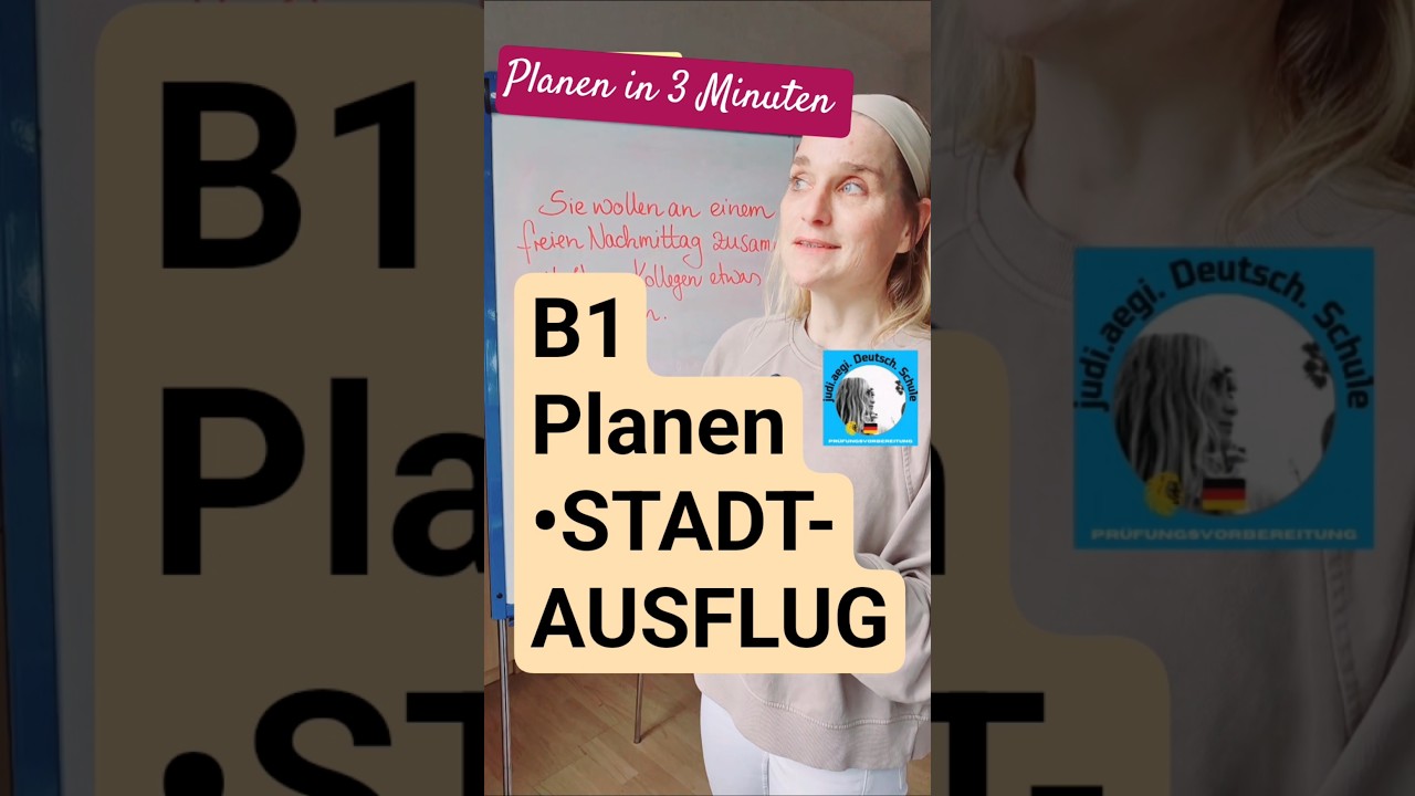 B1 Planen #telc #dtzpr&uuml;fung #german