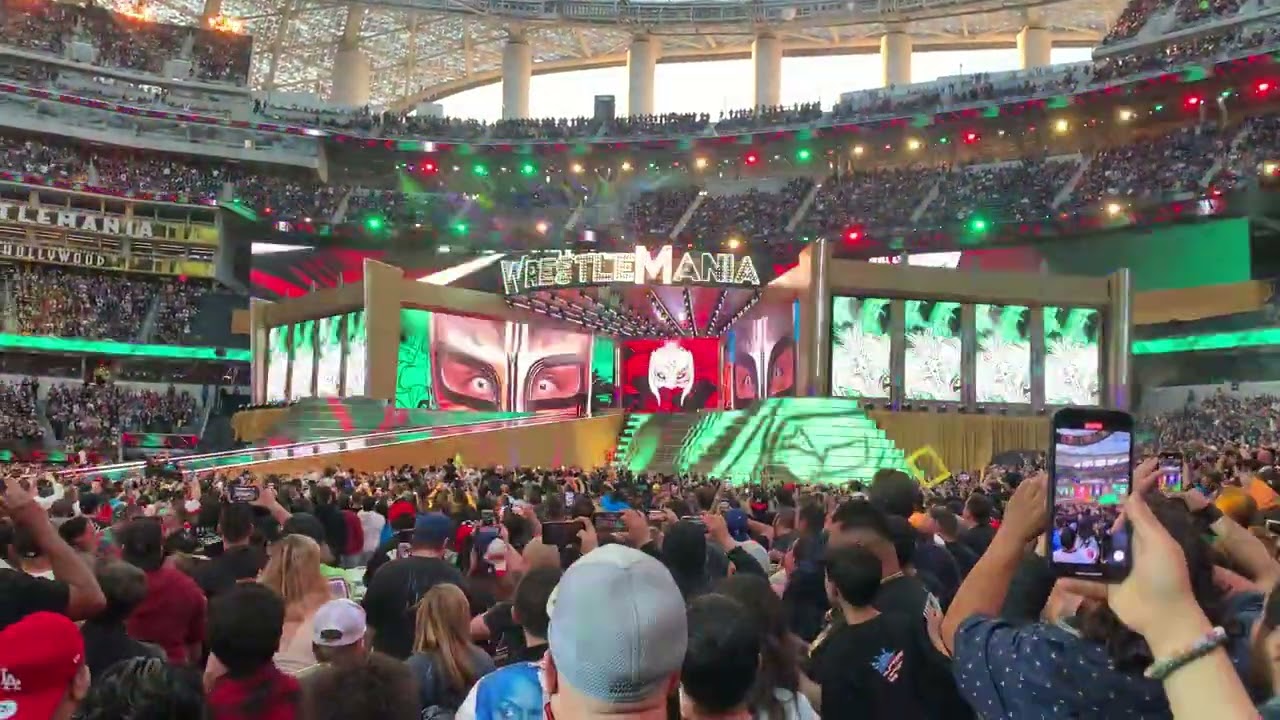 WrestleMania 39 Rey Mysterio FULL Entrance LIVE