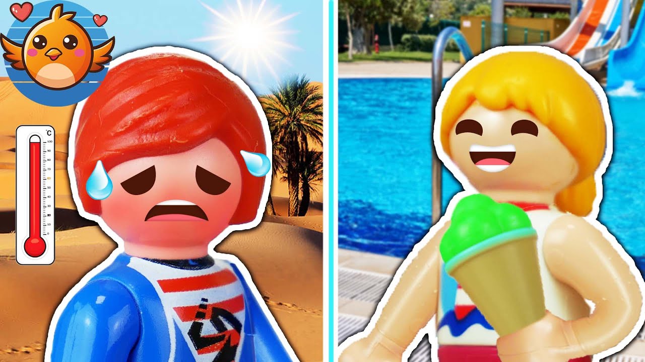 ☀️🔥HEIß vs EIS🍨🧊 Familie Vogels Sommer Erfrischung! 1 Stunde Spaß! Playmobil Film Deutsch