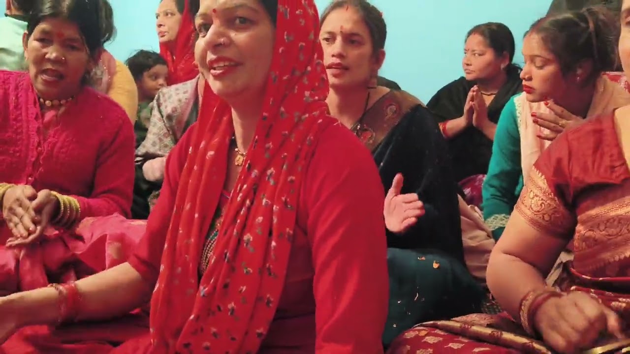 Shadi k ghar mai humne kie kirtan❤️😍🙏