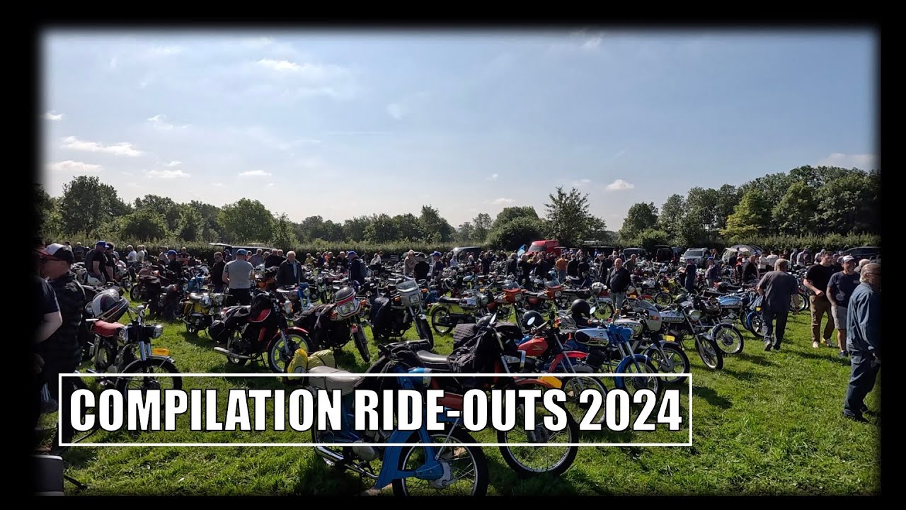 Compilation Moped Season 2024 ! On The Borders Of The Netherlands, Germany And Belgium ! 🇳🇱  🇧🇪  🇩🇪