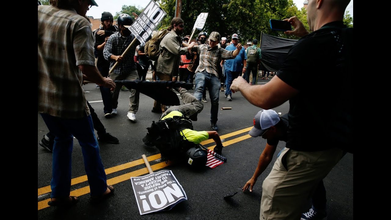 White nationalist rally brings clashes in Charlottesville