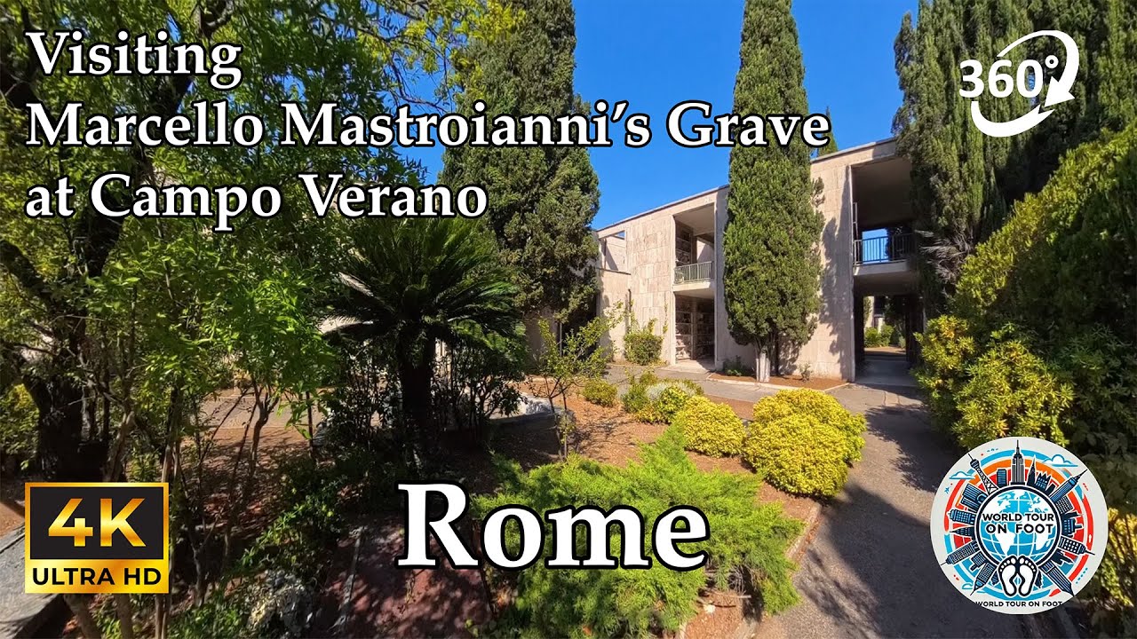🇮🇹 Visiting Marcello Mastroianni’s Grave at Campo Verano: Honoring an Italian Cinema Legend