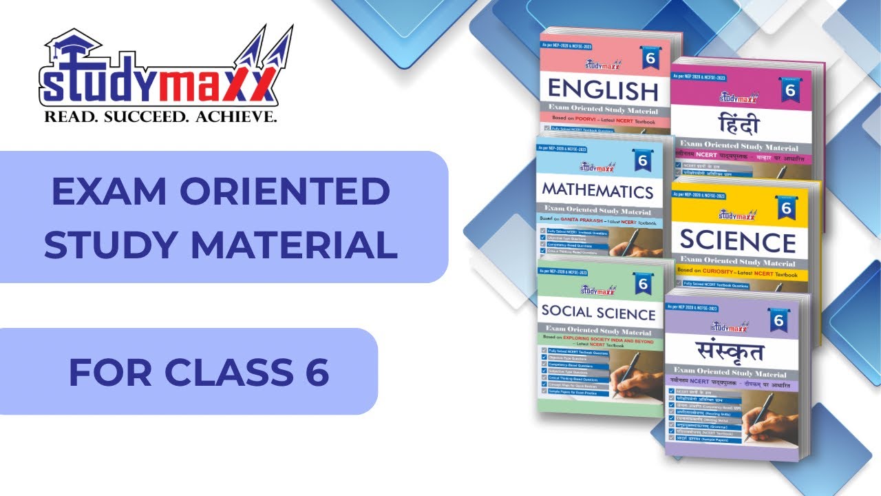 STUDYMAXX Exam Oriented Study Material For Class 6
