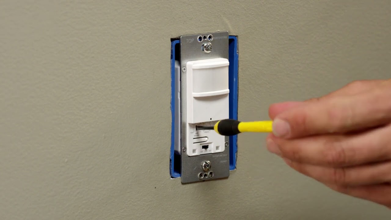 How to Set Square D™ by Schneider Electric's  Occupancy/Vacancy Sensor