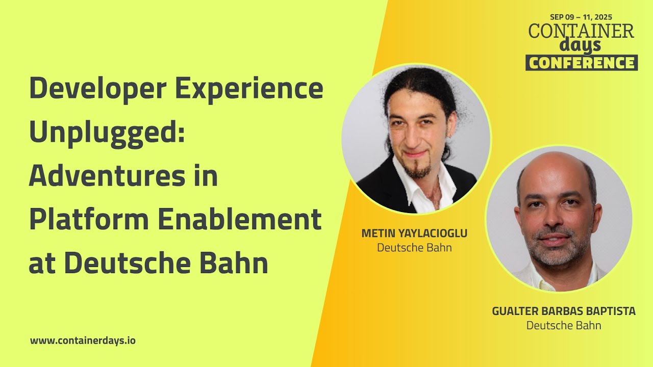Developer Experience Unplugged: Adventures in Platform Enablement at Deutsche Bahn