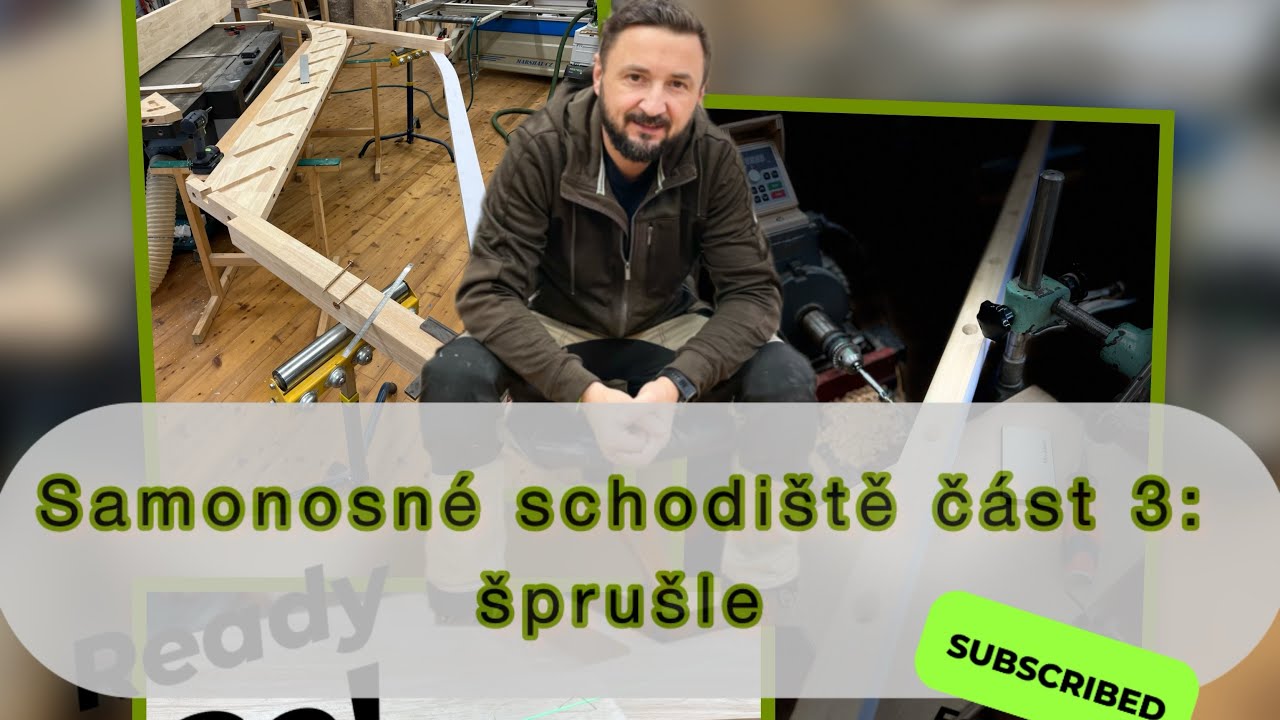 Šprušle na schodiště a FM na dlabačku