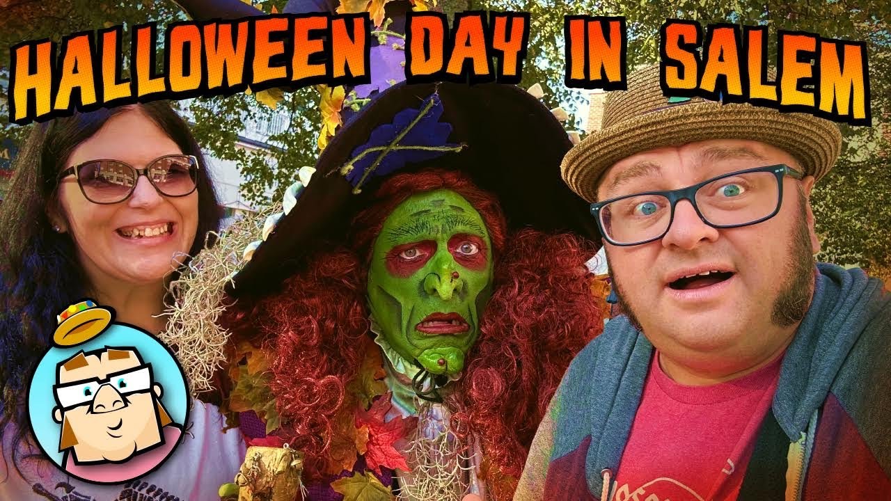 Salem, MA on Halloween Day!!! Best Halloween Ever!  Touring Attractions and Haunts!  Total Madness!!