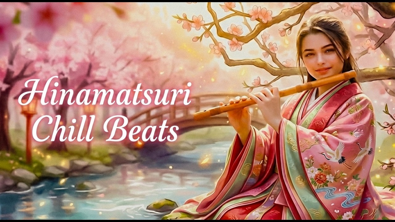 Mystical Spring in Japan 🌸 Hinamatsuri Chill Beats (Sitar, Tabla & Flute)