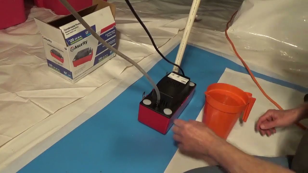 Install a Condensate Pump - AC Condensate Pump Installation