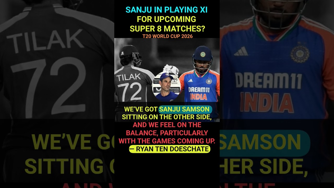 🤔SANJU IN PLAYING XI FOR UPCOMING SUPER 8 MATCHES?