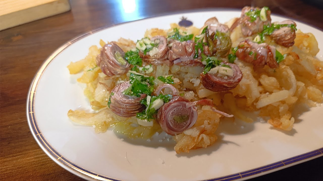 Madejas con Patatas y Ajilimoji
