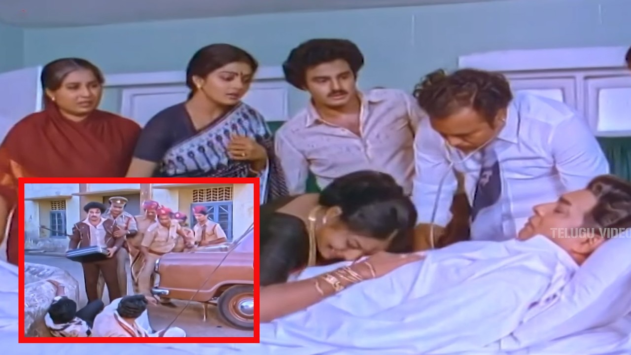 Balakrishna, Bhanupriya & Sharada Superhit Movie Heart Touching Hostpital Scene | @TeluguVideoZ