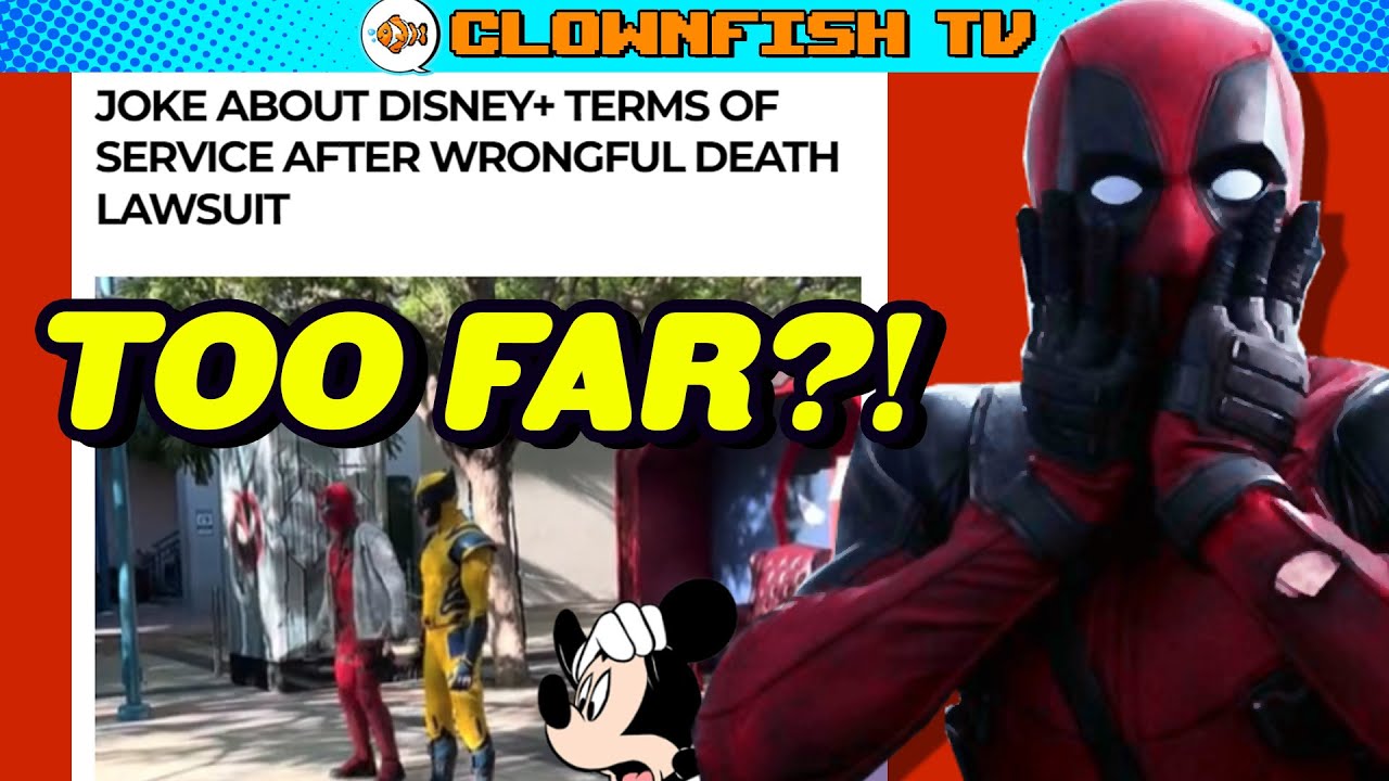 Deadpool MOCKS the Disney Plus TOS Lawsuit Controversy in Disneyland?!