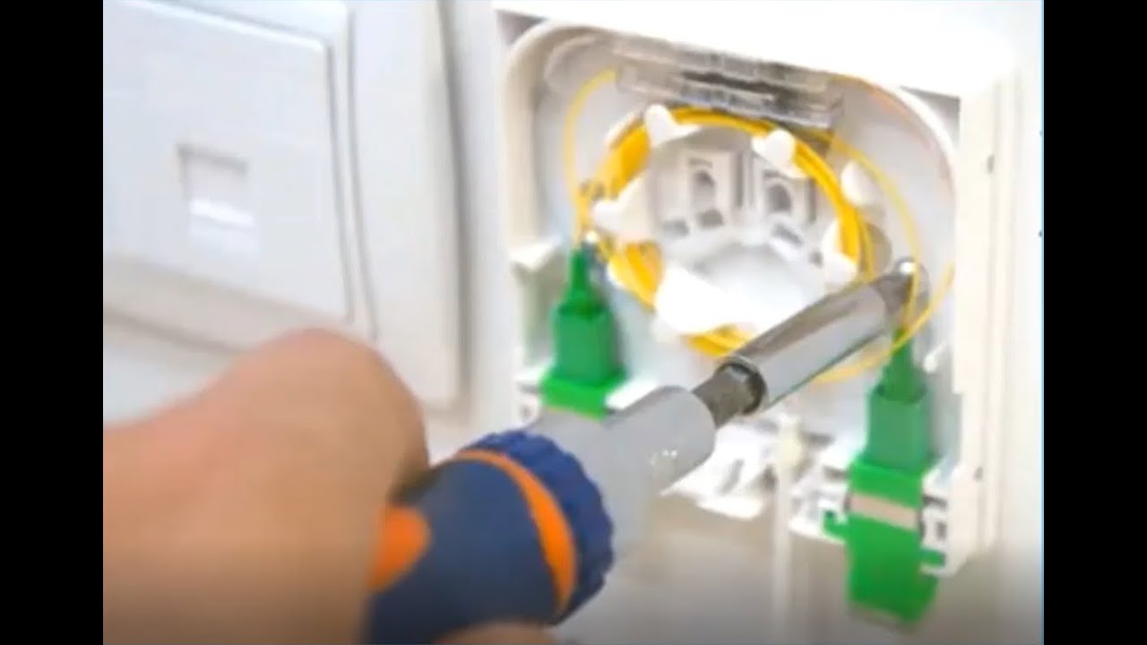 Armado de roseta óptica FTTH