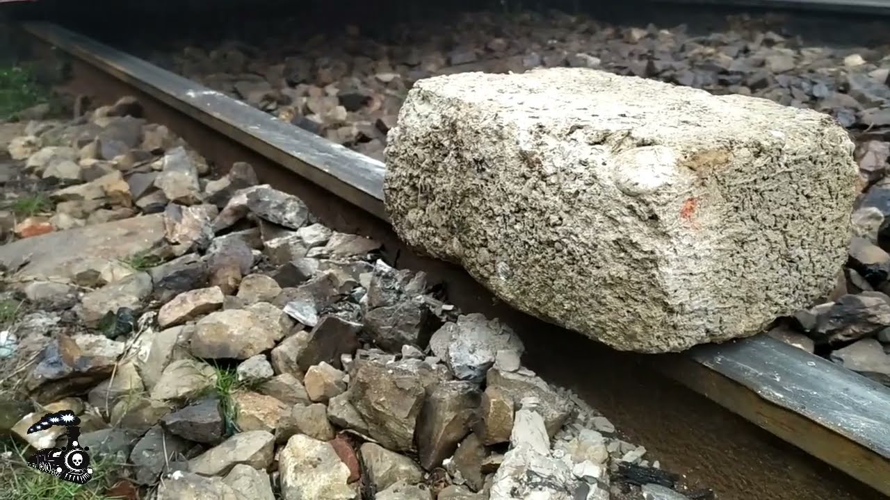 Train Vs. Big Stone Experiment OMG 😳 || Train Experiments @TrainExperiments