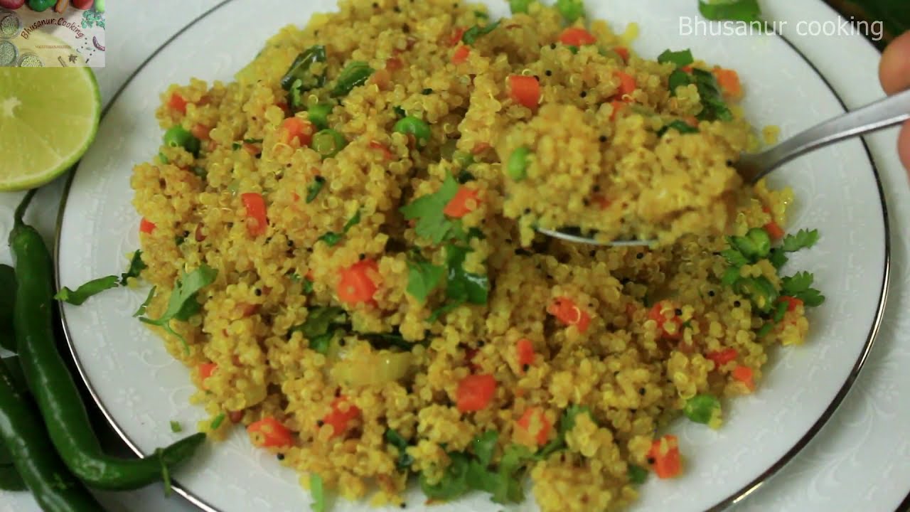 Quinoa Upma Recipe | How To Make Stir Fried Quinoa |High Protein Quinoa Recipe