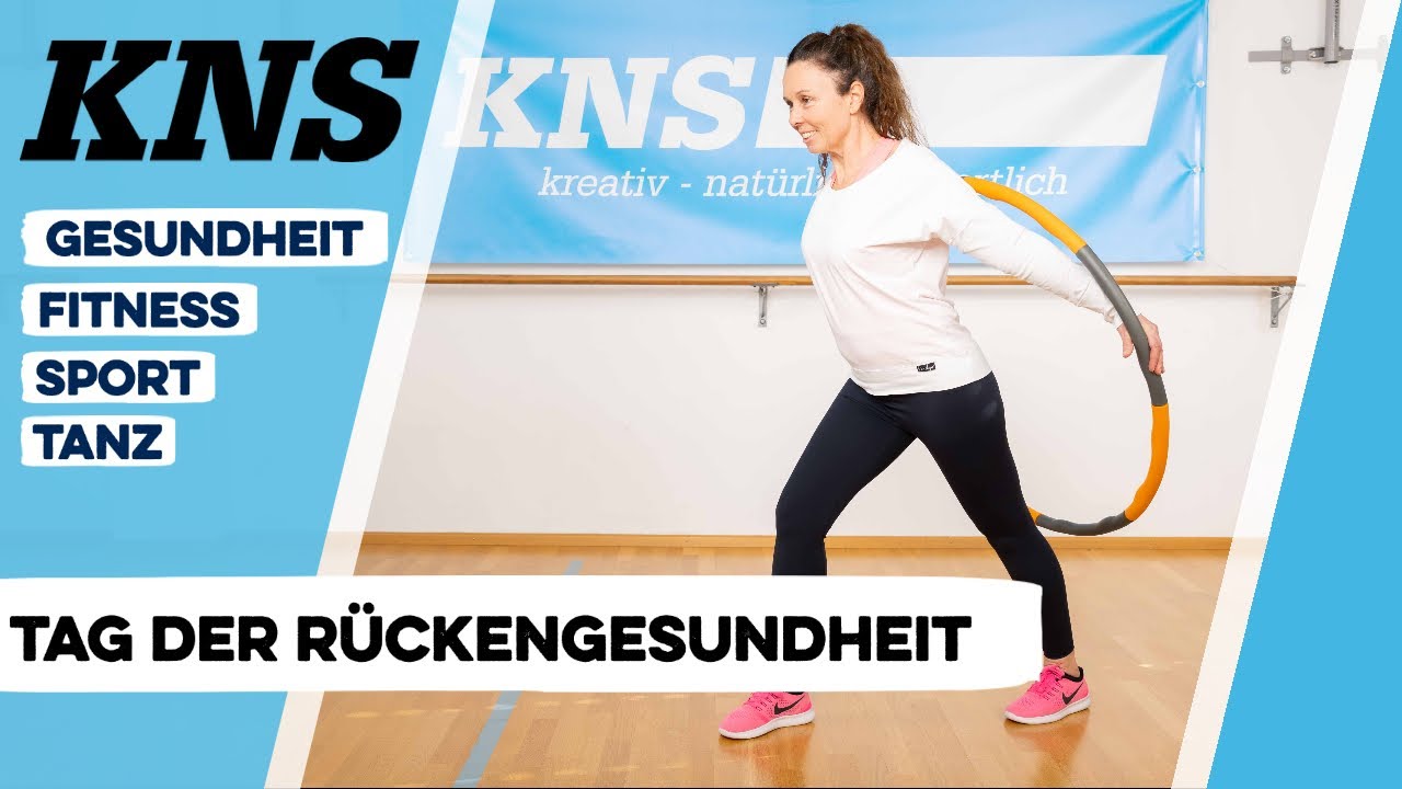HULA HOOP Übungen für einen gesunden Rücken - Tag der RÜCKENGESUNDHEIT 2022