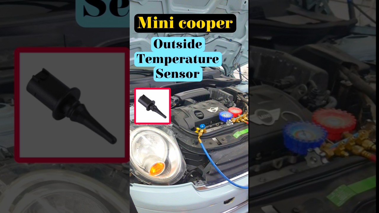 mini cooper ambient air temperature sensor location #shorts #minicooper