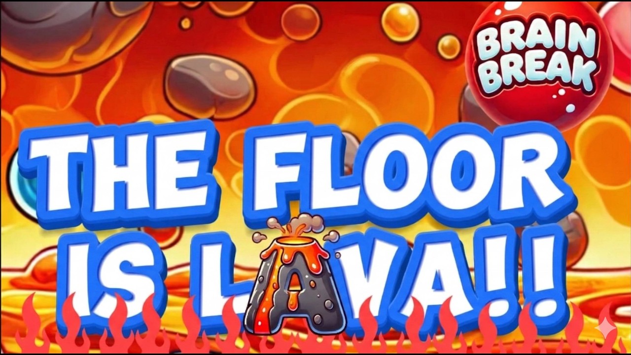 Bluey Floor Is Lava — Dance Brain Break for Kids