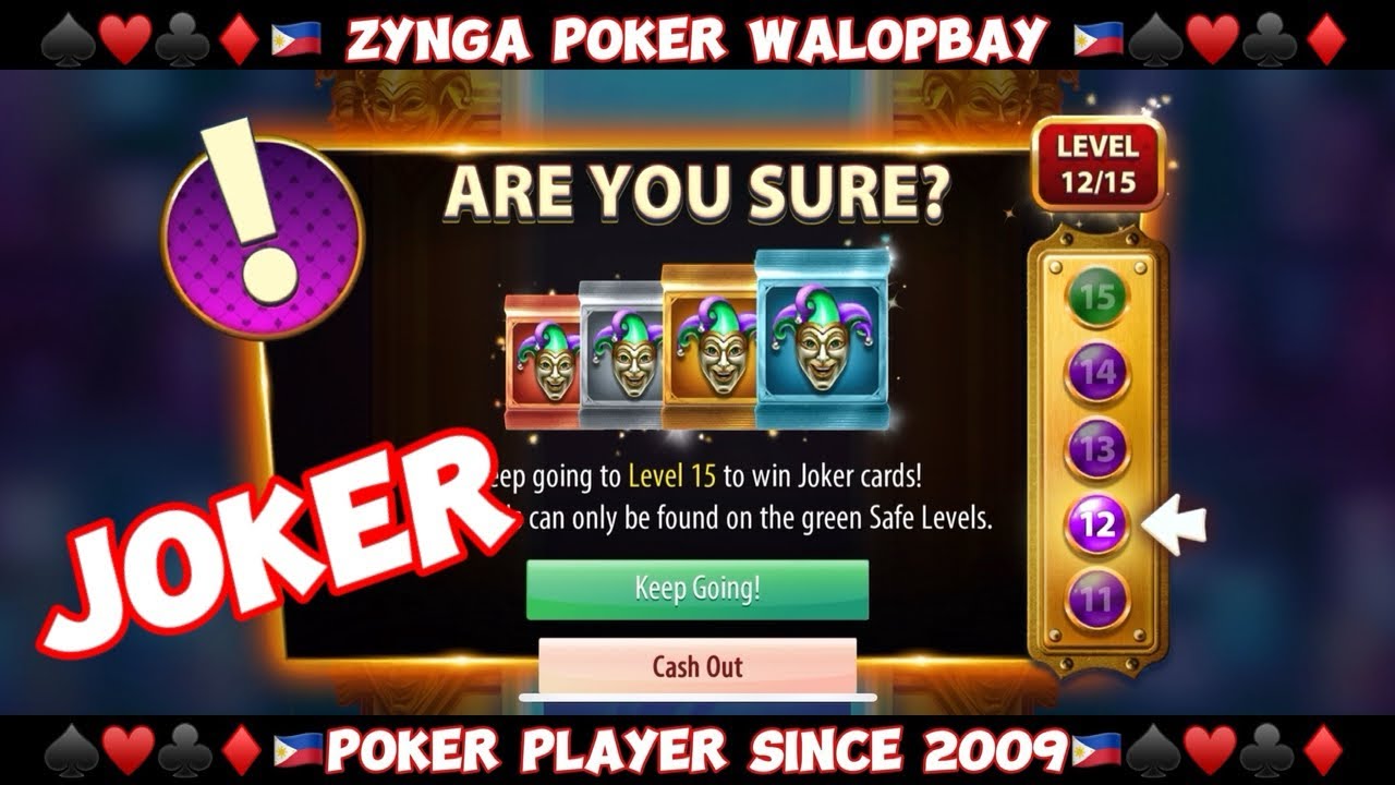 Up To Level 15 Jokers Tower! Zynga Texas Hold’em Poker