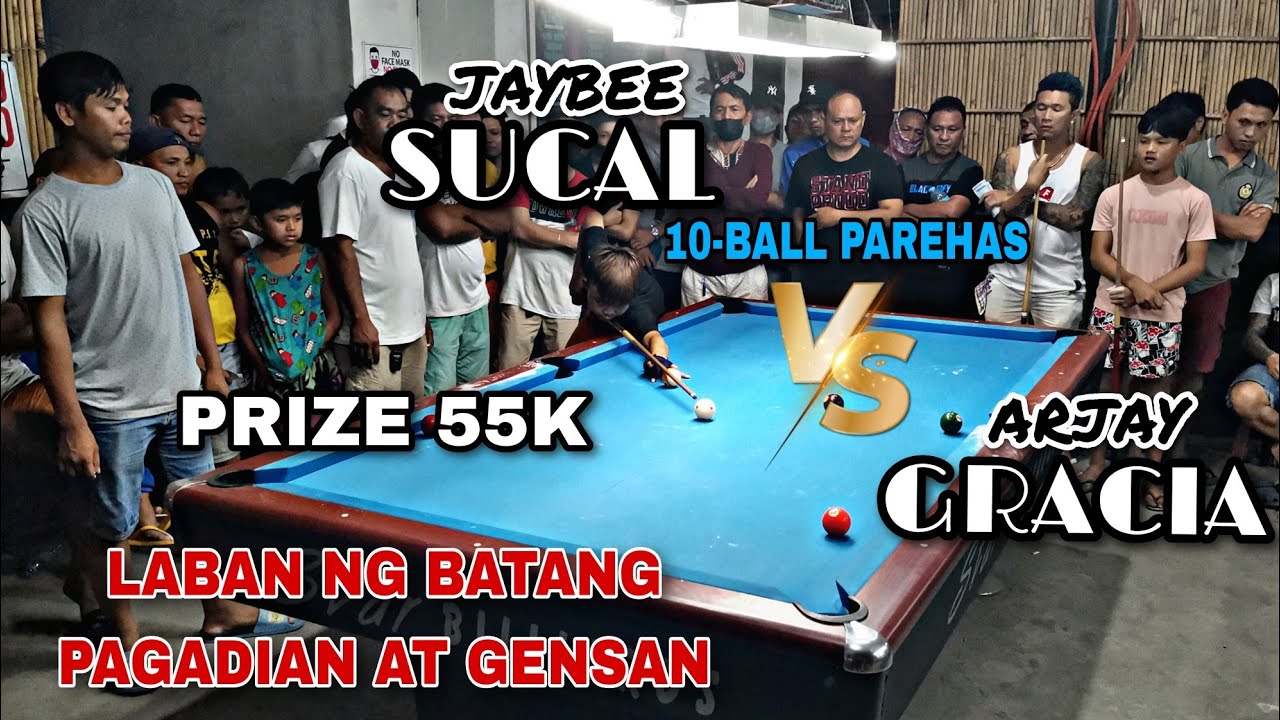 Jaybee Sucal Vs Arjay Gracia | Parehas 10Ball Race-18 Prize 55k