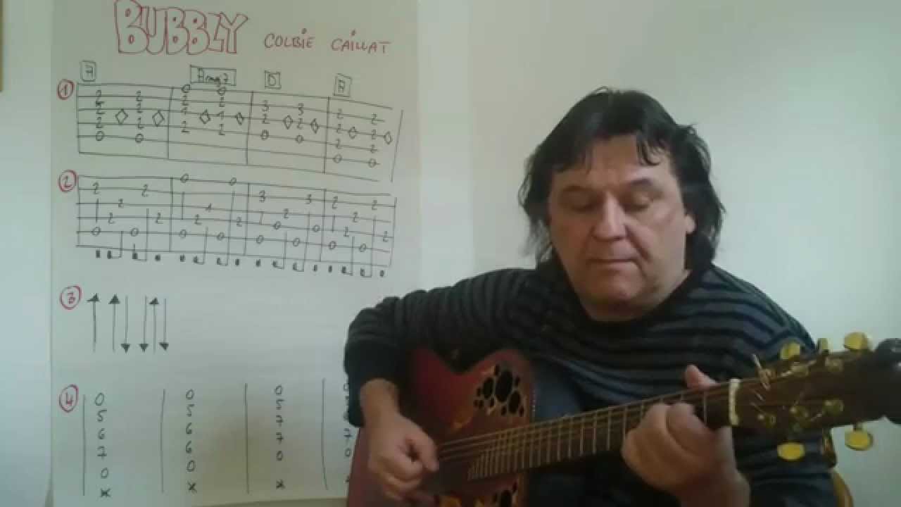 Fingerstyle Guitar Lesson #5: BUBBLY (Colbie Caillat) / 4 Variations